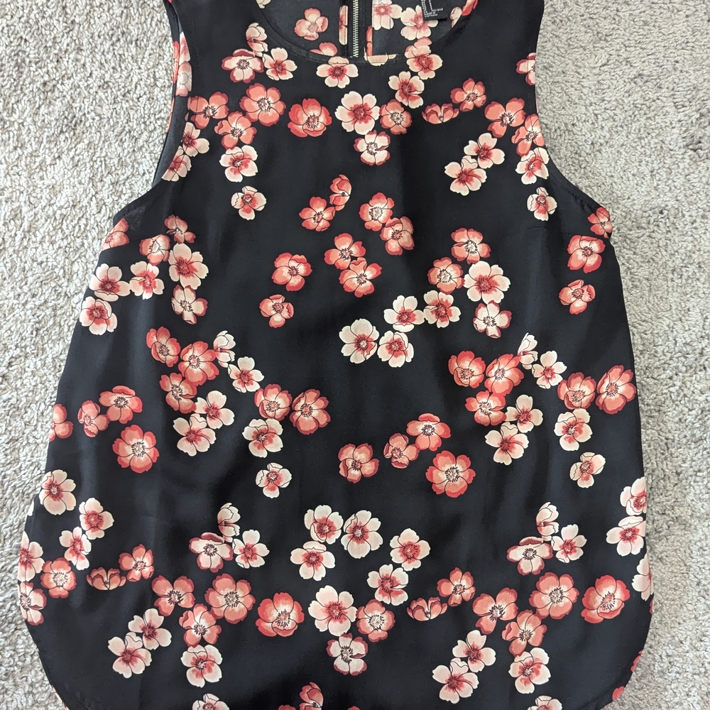 Floral Sleeveless Top